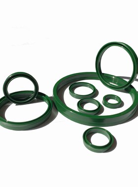 进口ODU/YXD油缸活塞密封圈耐压聚氨酯PU墨绿色活塞杆IDU液压油封