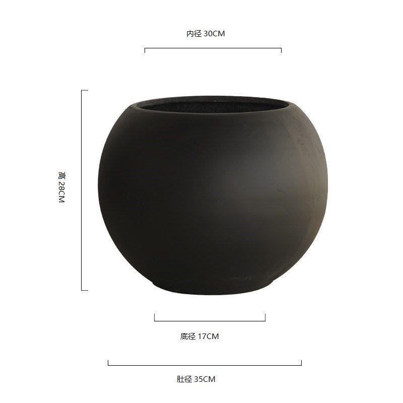 北欧风网红球形镁泥花盆简约圆形客厅民宿阳台别墅摆设绿植盆,搬运/仓储/物流设备,机械式停车设备（立体停车库）,淘宝优惠券,粉丝福利购,淘宝优惠卷