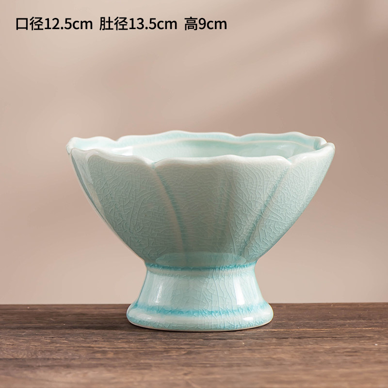 复古米竹水培花盆陶瓷花瓣苔藓球花盆客厅绿植菖蒲摆件盆景家居,搬运/仓储/物流设备,机械式停车设备（立体停车库）,淘宝优惠券,粉丝福利购,淘宝优惠卷