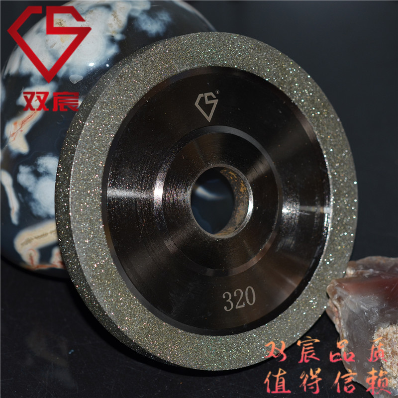 精品电镀金刚石砂轮碗型砂轮磨刀机专用砂轮钻石碗形砂轮平行砂轮