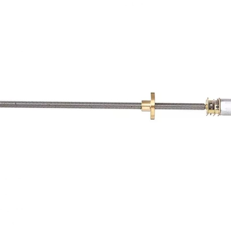 N20 M3*34丝杆减速直流电机 3V6V12V微型螺纹马达 diy微型设备