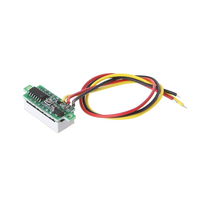 0.28寸超小数字直流电压表头 数显 可调 三线DC0-10U0V 电瓶电压