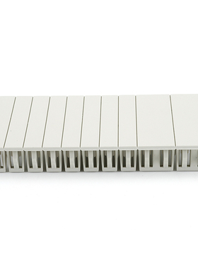 C45挡片PZ30配电箱塑料挡板断路器填空件空位连体挡片补位片1P半P