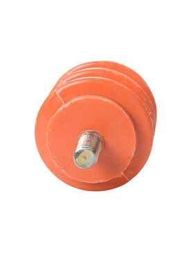 配电柜低压绝缘子M6 M8黄色绝缘柱绝缘子单边杆不带杆通用