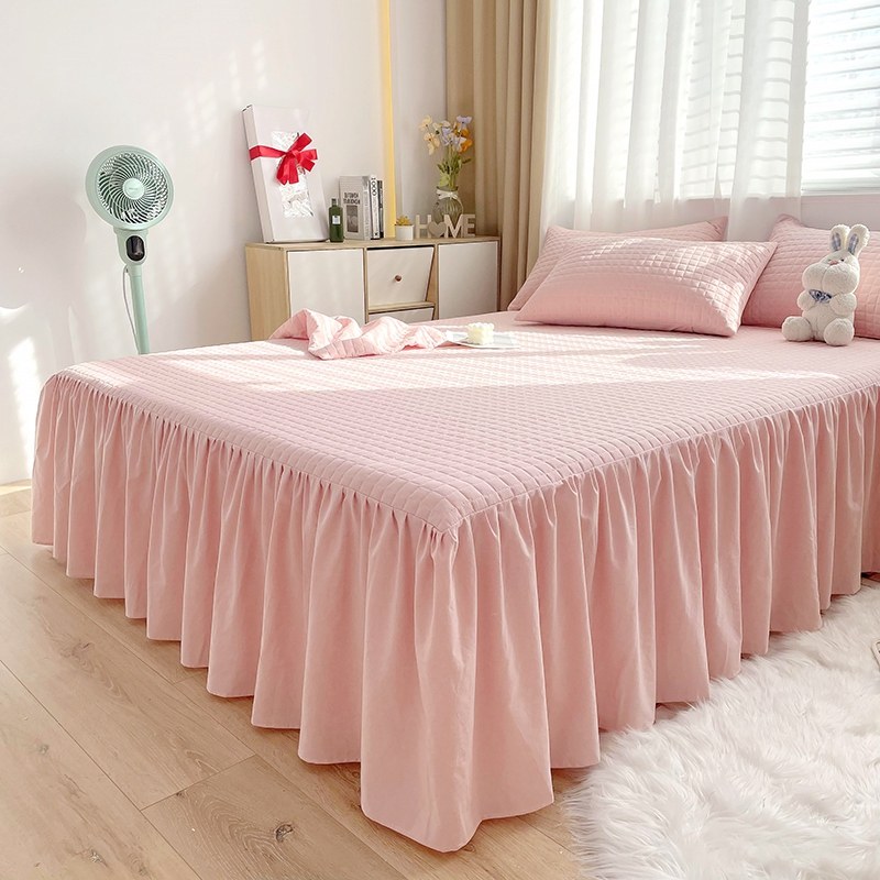 公主风床罩床裙款遮丑下摆2024新款纯棉全棉床垫保护罩床盖带裙边,床上用品,床裙,淘宝优惠券,粉丝福利购,淘宝优惠卷