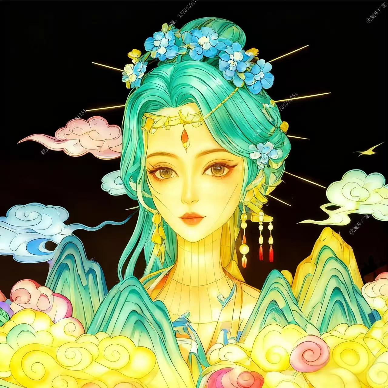 2026大型节日花灯女神造型