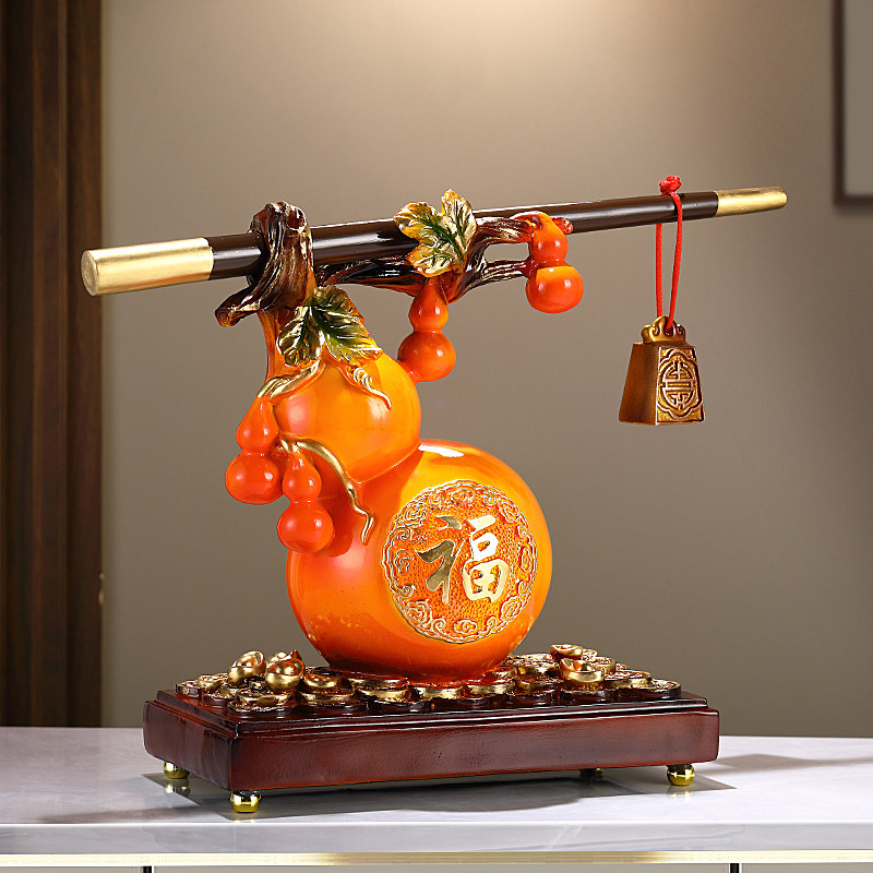 客厅装饰品招财葫芦摆件新中式