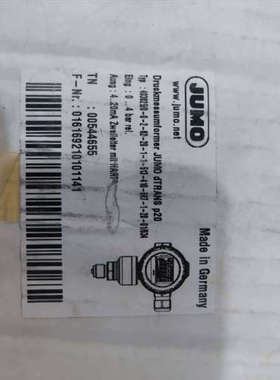 JUMO久茂 dTRANS P20 Typ403025 压力