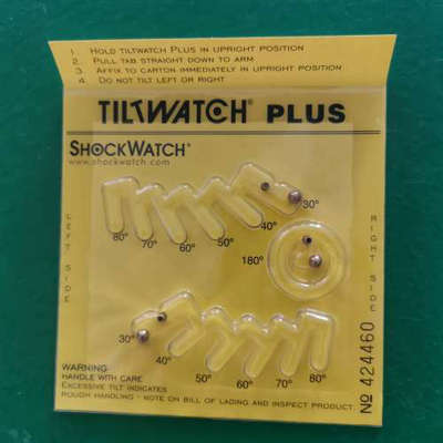 TILTWATCH PLUS 防倾斜角度标签，有52片。50