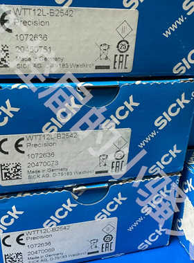 SICK西克WTT12L-B2542激光传感器，107263