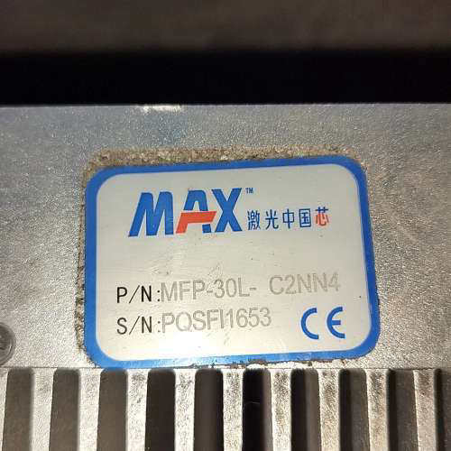 MAX光纤激光器，型号MFP-30L一C2NN4系列产品，成