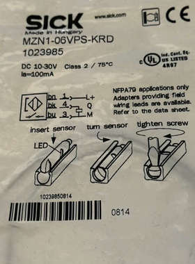 磁性开关MZN1-06VPS-KRD  1023985