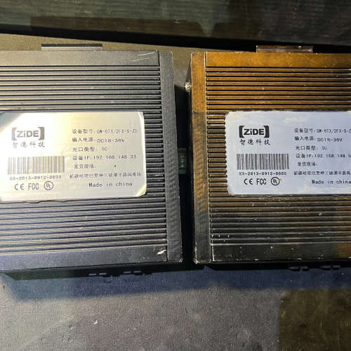 智德科技GW-6TX/2FX-S-ZD，成色如图，三台，标价
