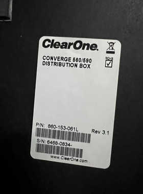 clearone converge560/590话放，成色超