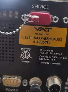 瑞士VAT蝶阀61234-KAAP-BEH1/0353，