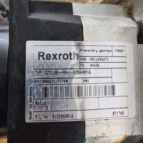 力士乐减速机 GTM100--NN-1-005A-NN16