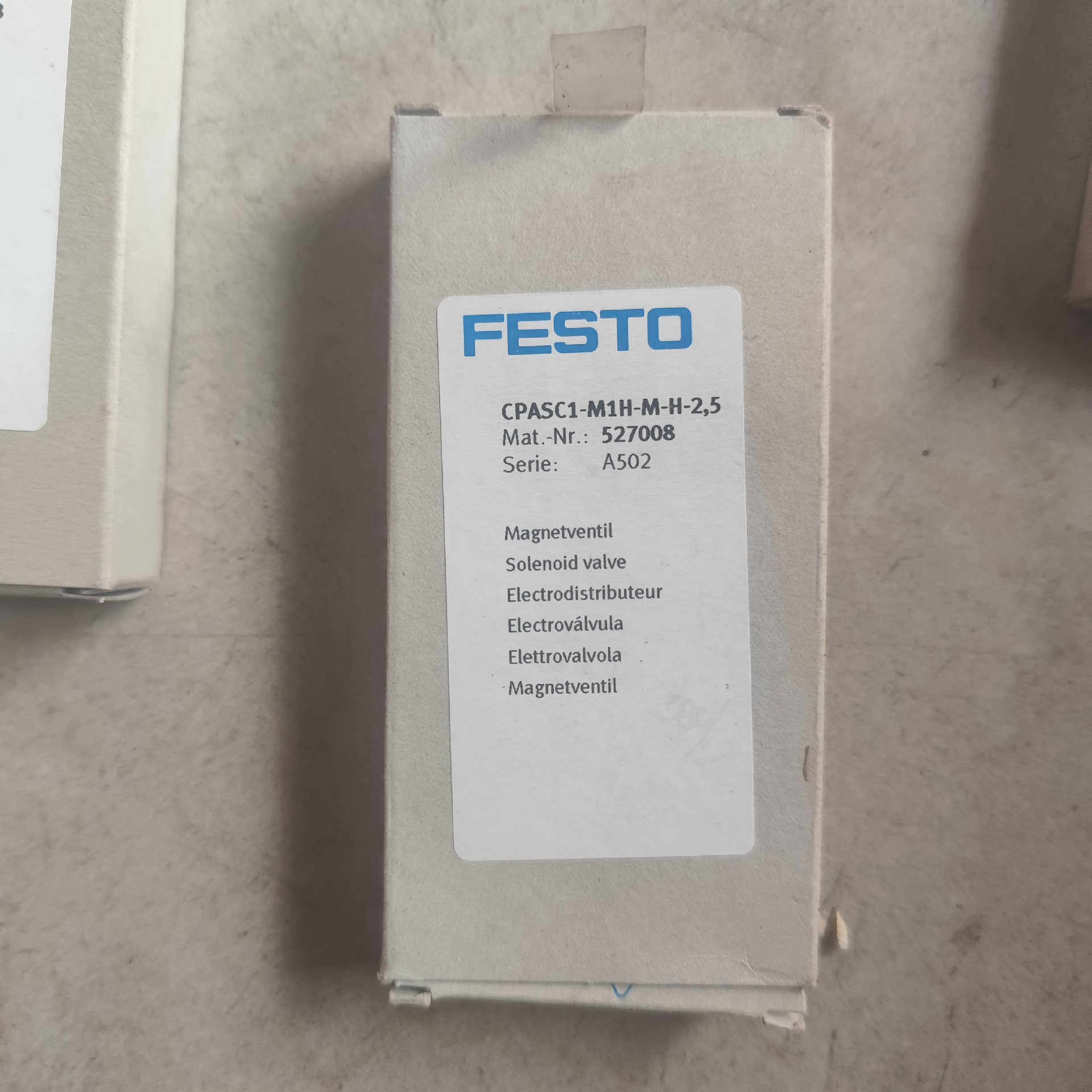 全新FESTO电磁阀，型号CPASC1-M1H-M-H-2,