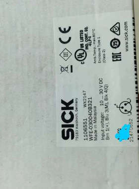 德国西克SICK光电开关WFE-030040B321