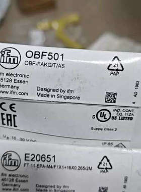 德国IFM易福门 OBF501 E20651 E20600