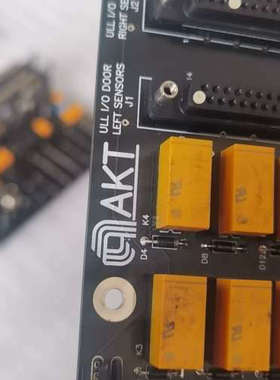 AKT控制板 型号0100-71224 实物拍摄 黄色继电器