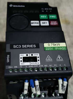 台湾士林SC3-021-0.75-L变频器图为实物拍摄成色充