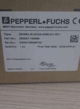 倍加福编码器ENI58IL-S10ca5-4096ud1-r