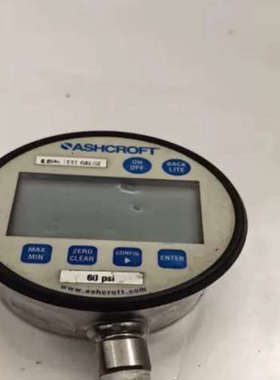 #电子器件 雅斯科ASHCROFT数字压力表302089S