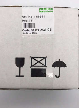 86351 MURR德国穆尔电子 变压器P：250VA  I