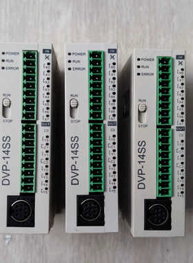 台达PLC DVP14SS11T2成色实物图，功能正常，单台