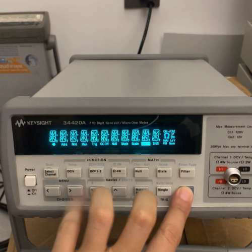 是德34420A纳伏表