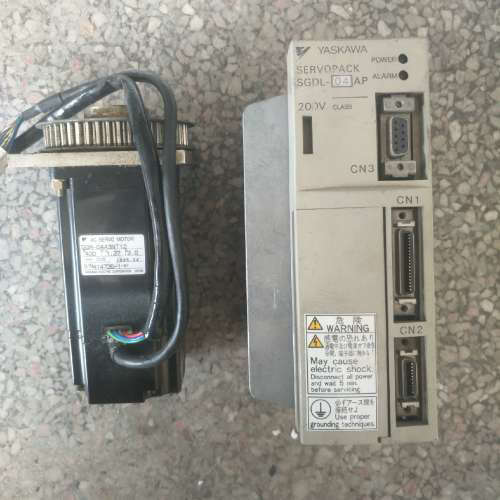 安川伺服电机SGM-04A3NT12+驱动SGDL-04