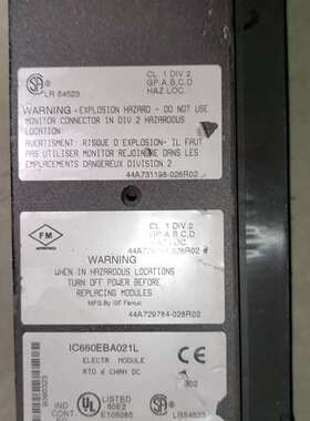 IC660TBA021K IC660EBA021L GE P