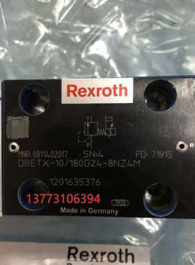 Rexroth力士乐0811402017型号DBETX-