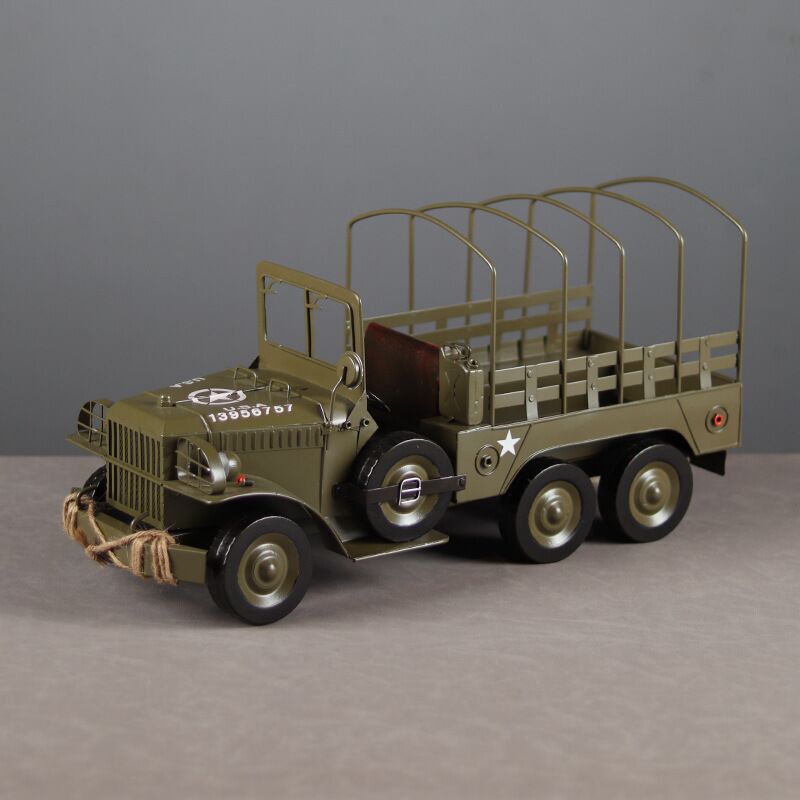 复古怀旧酒柜玄关仿真军车模型