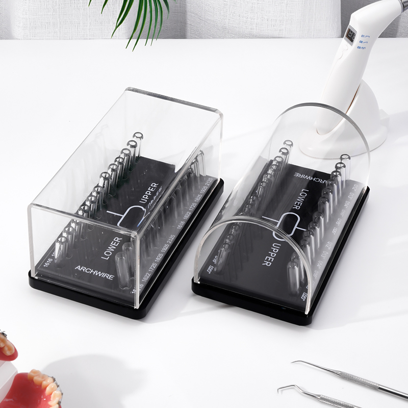 牙科正畸弓丝盒亚克力加固防尘