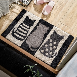 卫生间门口防水防滑专用地垫可爱小动物室厨房卫浴吸水门垫浴室