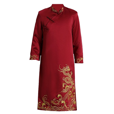 兄弟团冬季搞笑伴郎唐装君英贤