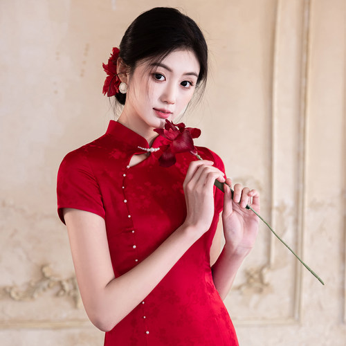旗袍女新中式2026新娘敬酒礼服
