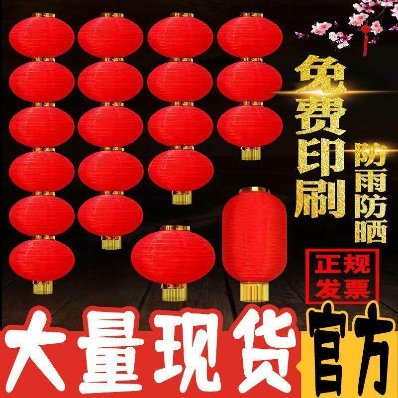 灯笼定制拉丝连串新年户外防水装饰挂饰长串餐饮店铺红色喜庆过