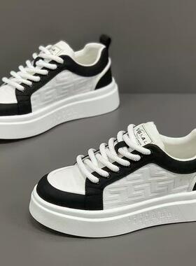 男鞋春季透气2025新款薄款休闲小白鞋子潮鞋韩版百搭男士运动板鞋