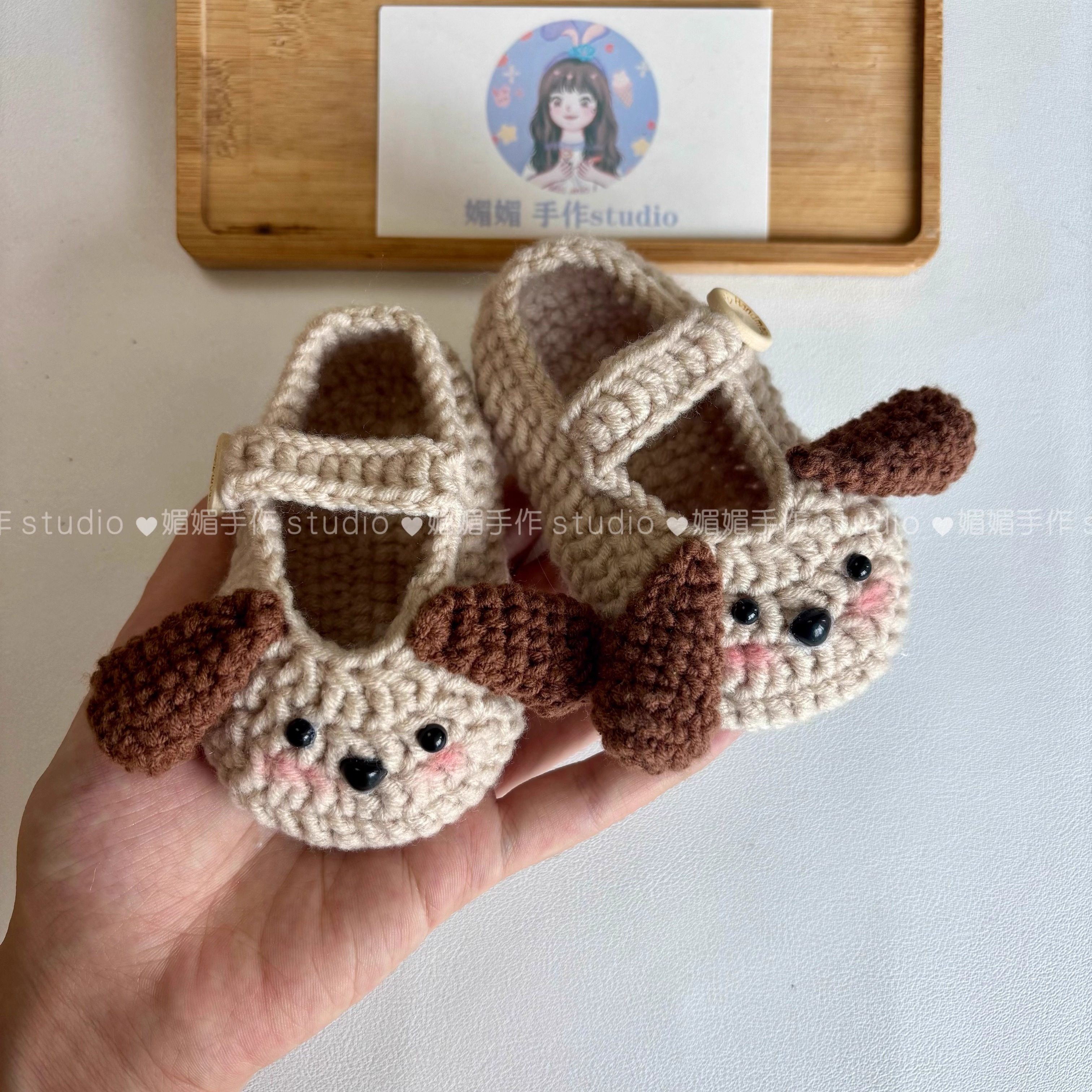 宝宝婴儿小狗狗鞋成品毛线编织材料包钩针自制宝宝鞋孕期孕妇送礼,服饰配件/皮带/帽子/围巾,DIY编织材料包,淘宝优惠券,粉丝福利购,淘宝优惠卷