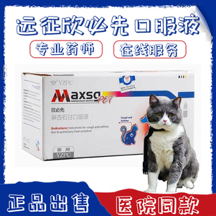 远征欣必先麻杏石甘口服液宠物犬猫咪咳喘宁鼻支感冒发烧打喷嚏