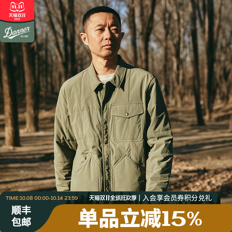 保暖衬衫danner男士高端保暖夹克