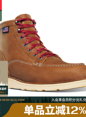 【现货】Danner丹纳BullRun男款经典复古软皮中帮马丁工装靴31660