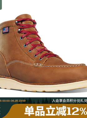 【现货】Danner丹纳BullRun男款经典复古软皮中帮马丁工装靴31660