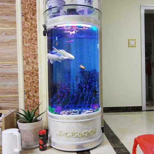 Стеклянный аквариум, легкий роскошный стиль, подходит для подростков, европейский стиль