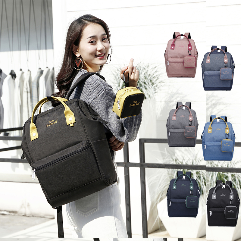 带隔层日本乐天双肩离家出走背包