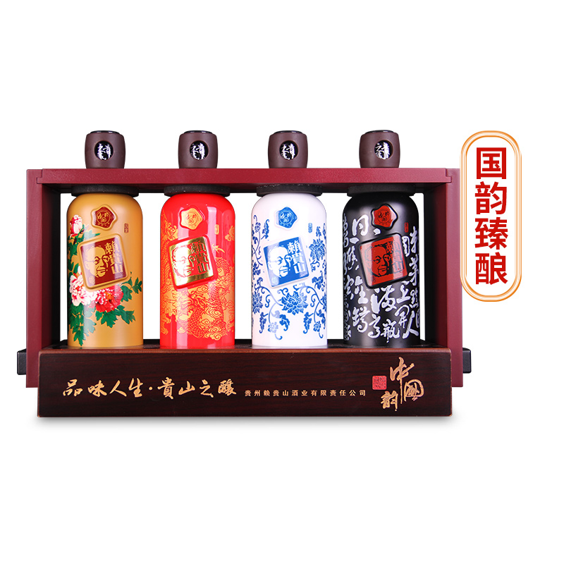 赖贵山中国韵500mL*4酱香型白酒