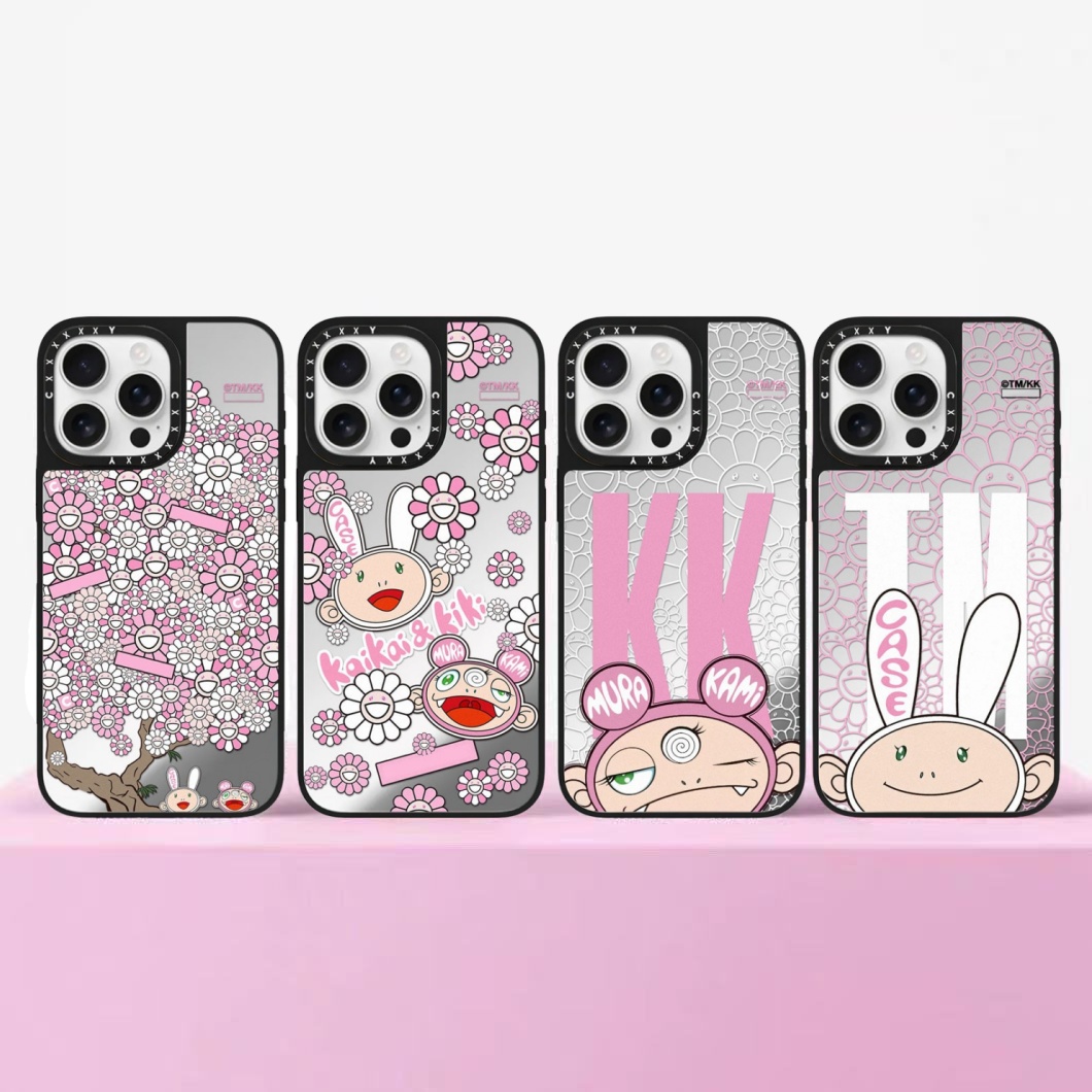CASETi联名村上隆KAIKAI AND KIKI适用苹果16pro手机壳iPhone15plus14潮牌13卡通12Promax个性磁吸防摔保护套