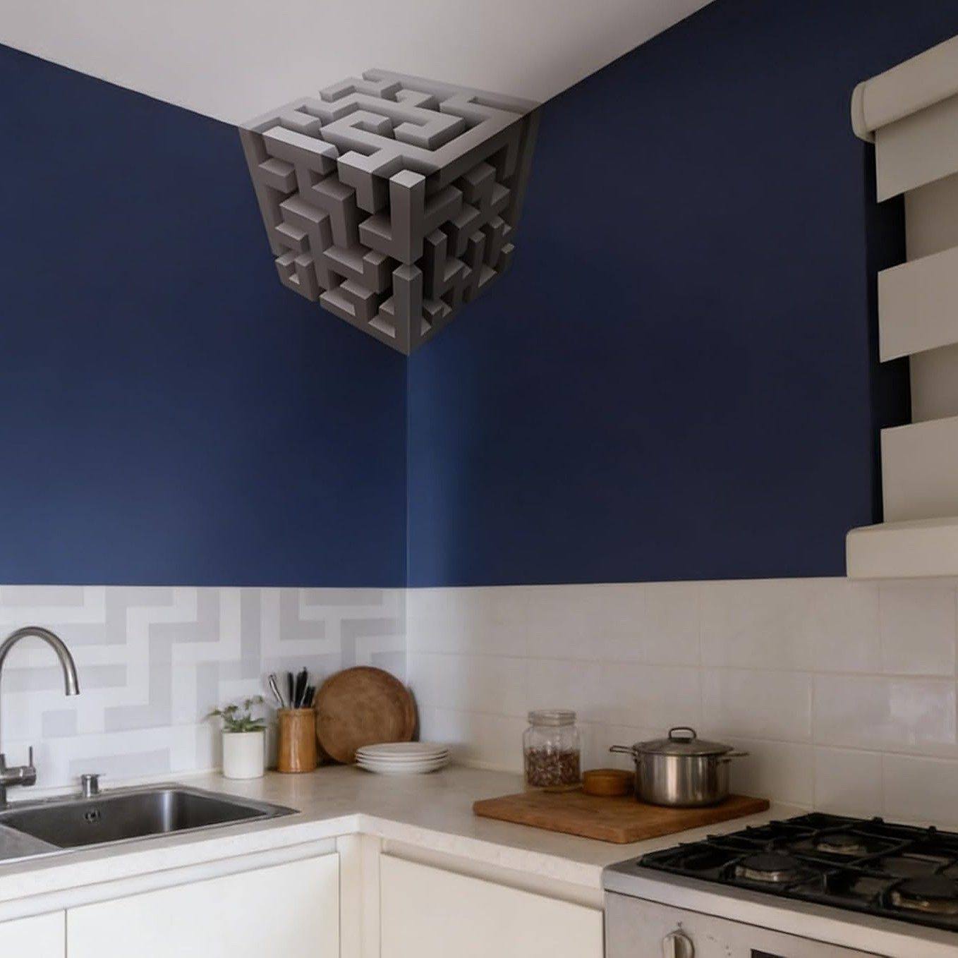 Impossible Corners Wall Art That Reshapes Reality错觉墙贴,家居饰品,文化墙贴,淘宝优惠券,粉丝福利购,淘宝优惠卷